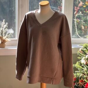 Marc New York Men's V-Neck Sweater in Brown